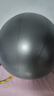 Keep瑜伽球带颗粒加厚防爆大龙球儿童感统训练球按摩球 极致灰65cm 实拍图