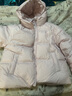 森马（Semir）羽绒服女90绒子短款轻暖三防可爱花苞帽2025冬新款立体防风外套 【正肩显瘦廓形】橡皮粉61216 L 实拍图