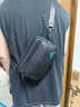 鹿师傅黑色手工植鞣头层牛皮真皮男士单肩斜挎包大容量通勤简约新款包包 黑色 头层牛皮 实拍图