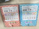 煦贝乐新款可爱流沙本豆豆摇摇乐笔记本彩色手账贴纸本迷你随身口袋本女 实拍图