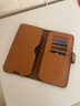 鹿师傅手工植鞣头层牛皮装两台手机包可充电质感搭扣证件银行卡收纳小巧 渐变棕【头层牛皮】 实拍图