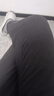 浪莎秋裤男单件纯棉薄款羊毛抑菌护膝男士棉毛裤保暖线裤衬裤黑色 XL 实拍图