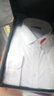 京东京造【高端140支】衬衫男长袖衬衫白衬衫高端外套生日礼物 蓝色41 实拍图