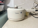 美的（Midea）电煮锅 小电锅 电蒸锅 长柄 宿舍小锅 多功能辅食锅 1.6L学生寝室一体泡面小火锅 XZE2017 配蒸笼 实拍图