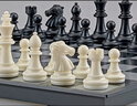 友邦（UB） 国际象棋黑白磁性折叠便携成人儿童学生教学用棋4812B-C(大号) 实拍图