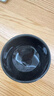 派乐特宠物猫碗陶瓷黑色猫咪食盆喝水器狗饭碗高脚斜口防打翻1个装 实拍图