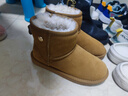 意尔康女靴雪地靴女冬季厚底加绒加厚保暖棉鞋百搭中筒短靴妈妈棉靴子 土黄色 加绒 【靴筒羊毛内里】 37 实拍图