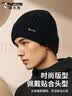 啄木鸟帽子男冬季保暖毛线帽含羊毛中老年人针织帽户外防寒护耳帽爸爸帽 实拍图