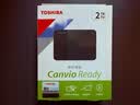 东芝（TOSHIBA） 移动硬盘CANVIO Ready双色饰面B3 兼容Mac高速USB3.2传输 经典标配：硬壳包、硬盘、原装线、说明书 2TB 实拍图