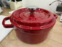 苏泊尔SUPOR 珐琅锅汤锅22cm铸铁锅炖锅酒红ET22MF01-R  实拍图