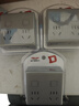 德力西(DELIXI)86型转换插头/插座/转换插座/电源转换器 一转四转换插头分控开关 灰色 实拍图