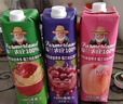 福兰农庄100%果汁苹果汁葡萄桃橙汁混合口味随机发3种饮料1L*3瓶非礼盒装 实拍图