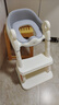 曼龙儿童马桶坐便器男女宝宝阶梯式可折叠踩脚凳洗漱凳坐便圈 云纱灰 实拍图