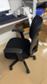得力（deli）4900S 人体工学靠背办公椅/电脑椅/职员椅 可升降转椅舒棉坐垫 黑 实拍图