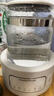 摩飞电器（Morphyrichards）恒温水壶全玻璃养生壶家用烧水壶多段控温电热水壶极速风冷冲奶泡奶机MR5602 1.2L 椰奶白 实拍图
