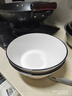 唯铭诺（WEIMINGNUO）创意北欧汤碗大号家用汤面碗网红泡面碗汤盆 钻石8英寸碗2只装 实拍图