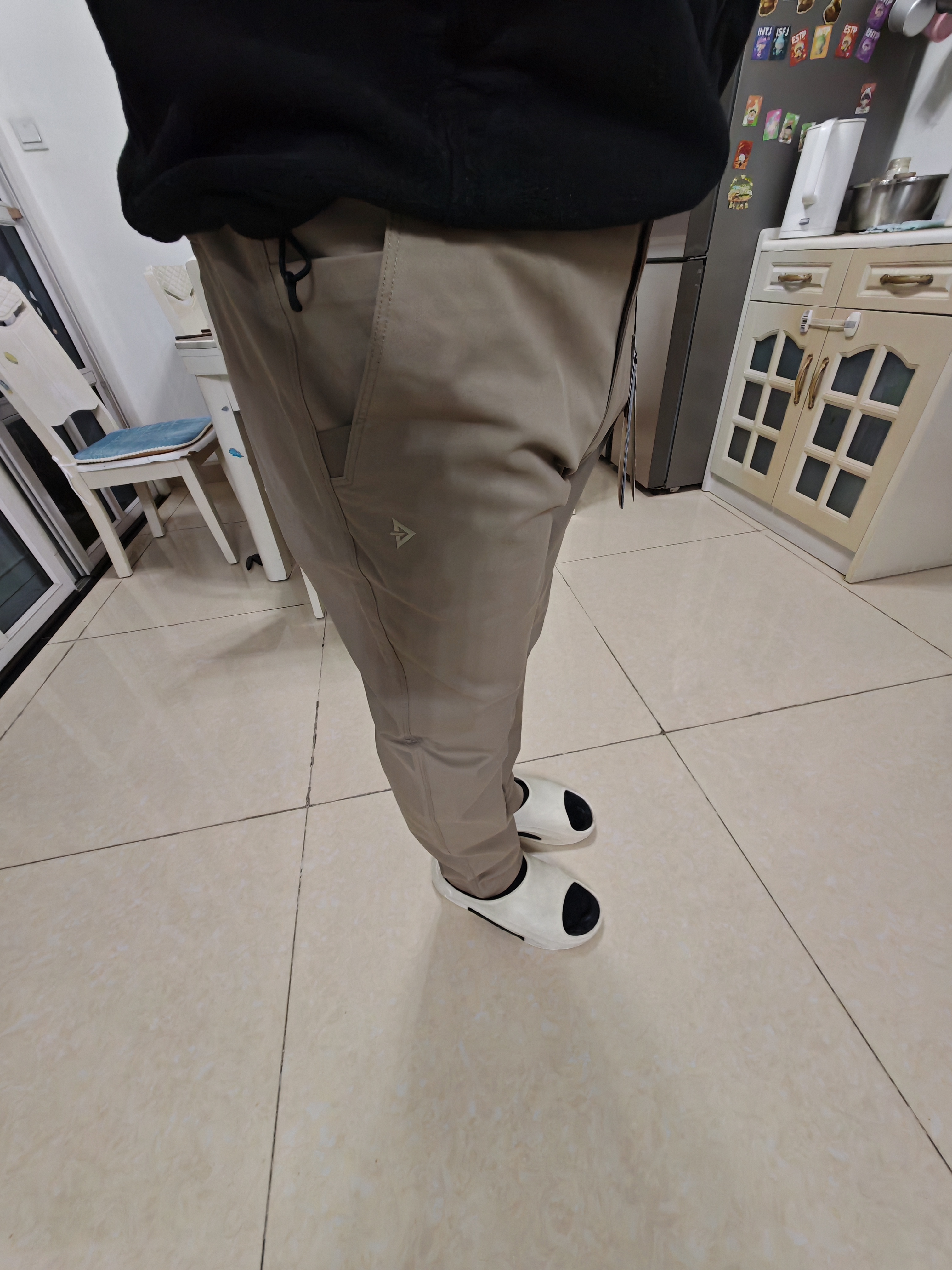 龙牙二代轻骑战术裤休闲裤男士休闲户外工装修身/直筒长裤春秋商务裤 卡其（修身版） 36 175/90B 156-185斤 实拍图