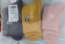 猫人3双装35%羊毛袜子女秋冬中筒毛圈袜加厚保暖袜睡眠袜女士月子袜 实拍图