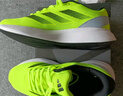 adidas DURAMO RC训练备赛轻盈体测跑鞋男女阿迪达斯官方 荧光绿/灰/黑(推荐脚型偏胖选大半码)   41 实拍图