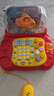 欣格儿童玩具电话机婴幼儿仿真座机多功能宝宝多功能早教电话风雪琴红 实拍图