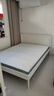 宜家（IKEA）NESTTUN奈斯顿铁艺床铁床床架双人床加厚简约卧室出租房 白色床架/鲁瑞床板+加硬弹簧床垫1.5x2m 实拍图