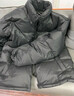 网易严选25新品90鸭绒超蓬羽绒服休闲面包服石墨烯保暖轻量抗菌防泼水 25秋冬立领-静谧黑 XL 实拍图
