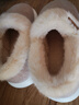 朴西雪糯冬季保暖女士包跟棉鞋产后孕妇防寒月子鞋 浅米灰 38-39 实拍图