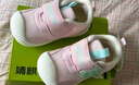 婧麒（JOYNCLEON）婴儿学步鞋0-1岁春夏秋季防滑机能鞋1到3岁婴儿鞋男女宝宝儿童鞋 草莓粉 【四季款】 17 码(内长13cm 脚长12.5cm) 实拍图