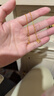 周六福足金999黄金手链女素链生日礼物AA072175  约2.14g 16+2cm 实拍图