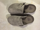 骆驼（CAMEL）松包2代半拖勃肯鞋舒适单鞋 L26S700001 灰色(半拖升级款) 38 实拍图