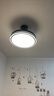 雷士（NVC）LED照明风扇灯吊扇灯餐厅卧室黑色简约灯具全光谱1级能效42寸 实拍图