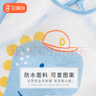 Babyprints儿童罩衣婴儿吃饭围兜宝宝围嘴防溅衣防水反穿衣口水兜长袖2件装 实拍图