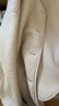 优衣库女装男装仿羊羔绒摇粒绒休闲开衫长袖宽松外套冬新款479616 01 乳白色 XL /165/92A 实拍图