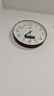 康巴丝（Compas）挂钟客厅 简约静音客厅石英钟表挂墙时钟 c2866 黑色 30.5cm直径 实拍图