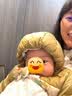 巴拉巴拉童装婴儿羽绒服男童女童宝宝外套冬季儿童上衣萌 咖色调00355 80 -充绒量46g 实拍图
