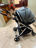 酷贝乐（coballe）婴儿推车可坐可躺轻便折叠双向高景观婴儿车新生儿宝宝bb手推车 星空灰（轻巧便携+遮阳防蚊） 实拍图
