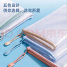 得力(deli)5只A4文件袋网格拉链袋文件袋彩色学生科目分类袋 莫兰迪色系混色63483 实拍图