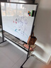 得力白板写字板120*90cm H型碳钢支架式磁吸书写移动升降办公会议黑板家庭辅导培训33715【升级双面】 实拍图