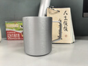 京东京造不锈钢双层保温桌面马克杯420mL 户外露营水杯 304咖啡杯银灰色 实拍图