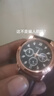【网红爆款】商务腕表石英运动表休闲皮带男女手表 黑色 实拍图