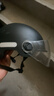 戈凡3C认证成人男士电动车头盔儿童骑行安全帽四季通用电瓶摩托车冬季 318雅黑3C款 实拍图