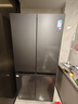 美的（Midea）熊墩墩601双系统纯平全嵌净味除菌十字四开门一级无霜家用电冰箱BCD-601WUSPZM(E)海贝黛 实拍图