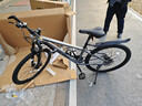 永久山地自行车男女式21变速26吋成年人青少年儿童城市学生单车 灰 实拍图