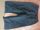 真维斯（JEANSWEST）牛仔裤女2025秋季高腰阔腿裤垂感时尚宽松女士长裤子女深蓝色XL 实拍图