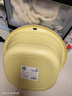 诺兰森迪 旅行折叠盆 洗脸盆家用便携式旅游军训必备用品水盆泡脚 黄 大号 实拍图