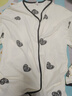 浪莎甜美睡衣女开衫套装韩版长袖可外穿家居服网红风宽松女家居服 XXL 实拍图