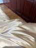 进出口重磅真丝四件套桑蚕丝床单高级感被套双面丝绸床上用品4 香槟金【顺丰速发】 1.2m床单款四件套-被套150*200cm 实拍图