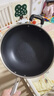 炊大皇 炒锅 304不锈钢炒菜锅平底不粘炒锅34cm  可立可视盖不挑灶 实拍图