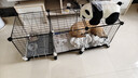 蔻丝狗笼子中小型犬带厕所家用加粗加密宠物幼犬狗狗笼子围栏柯基泰迪 【109*39*47】三格空间自由收纳 升级款：脚垫+滑轮+托盘+扎带 实拍图