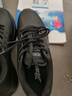 特步运动鞋男鞋跑鞋冬季皮面防水轻便减震健身休闲慢跑步鞋子男黑色 实拍图